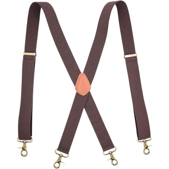 3.5X120cm Men Suspenders 4 Clips Buckles Adjustable Suspender X-Type Wide Strap Elastic Jockstrap Pants Braces