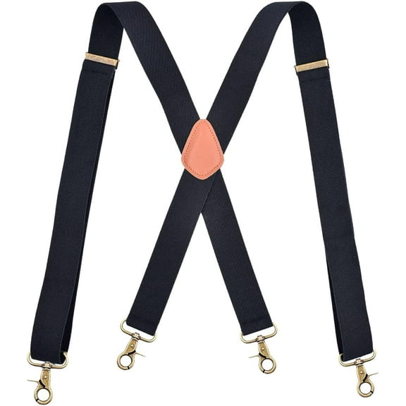 3.5X120cm Men Suspenders 4 Clips Buckles Adjustable Suspender X-Type Wide Strap Elastic Jockstrap Pants Braces