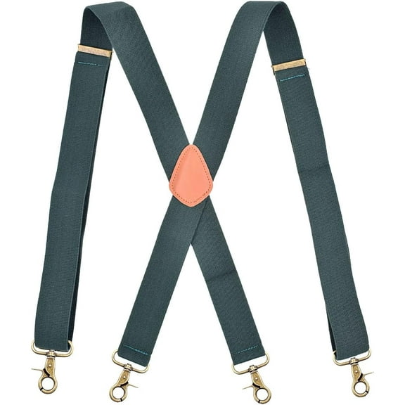 3.5X120cm Men Suspenders 4 Clips Buckles Adjustable Suspender X-Type Wide Strap Elastic Jockstrap Pants Braces