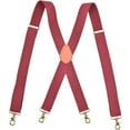 thumbnail image 1 of 3.5X120cm Men Suspenders 4 Clips Buckles Adjustable Suspender X-Type Wide Strap Elastic Jockstrap Pants Braces, 1 of 1