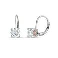 thumbnail image 1 of 3.5ct Cubic Zirconia Earrings in Silver & Rose Gold Plated Silver, 1 of 4