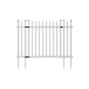 Zippity Outdoor Products ZP19071 3.5Ft H X 4.9Ft W No-Dig Burbank Gate Kit
