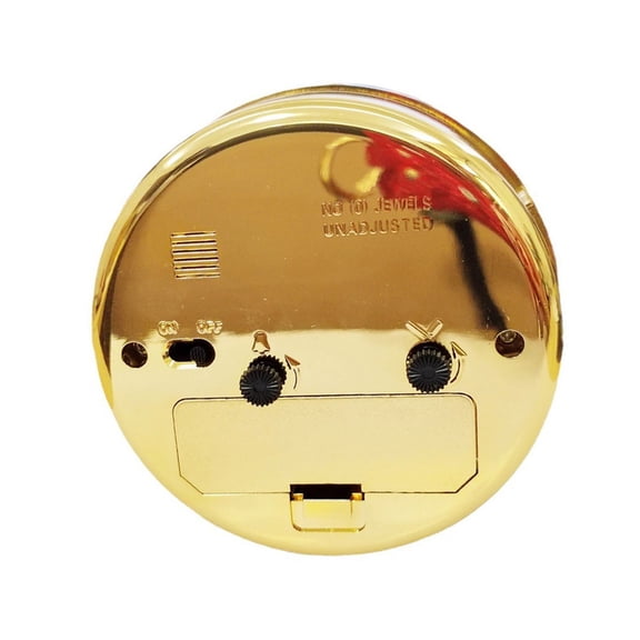 3.5in Round Clock Insert Gold/Silver Trim Perspective Clock Perfect for Decor Enthusiasts Exquisite Workmanship