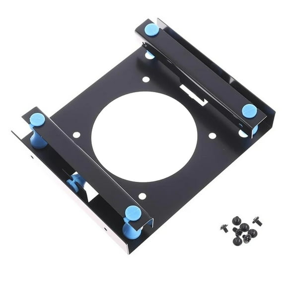 3.5in to 5.25in Mechanical Hard Drive Bracket Shock Absorption Brackets Front Bay Mounting Kit Durable Frame Rack