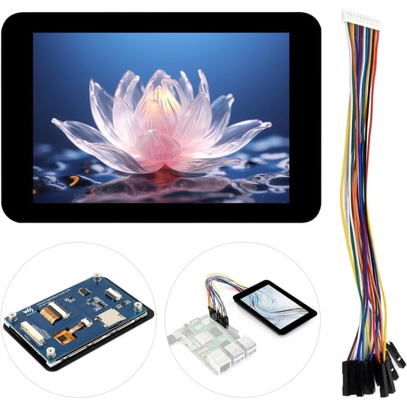 3.5inch Capacitive Touch Display Module, Compatible with 5/4B/3B/Zero/Zero W/Zero 2W/Pico W/WH/ ESP32 / Arduino,320480 Resolution, IPS Display