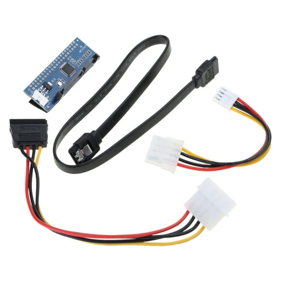 3.5inch IDE to SATA Adapter Converter for 3.5Inch Hard Drive and CD/DVD Drives, Easy Installation Fast Data Transfer