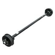 3.5k TK Trailer Axle - 3500 lb Electric Brake 5 Lug - Dexter Compatible, 61 Hubface 46 Spring Center / 5x5 Bolt Pattern