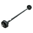 thumbnail image 1 of 3.5k TK Trailer Axle - 3500 lb Electric Brake 5 Lug - Dexter Compatible, 89" Hubface 74" Spring Center / 5x5 Bolt Pattern, 1 of 9