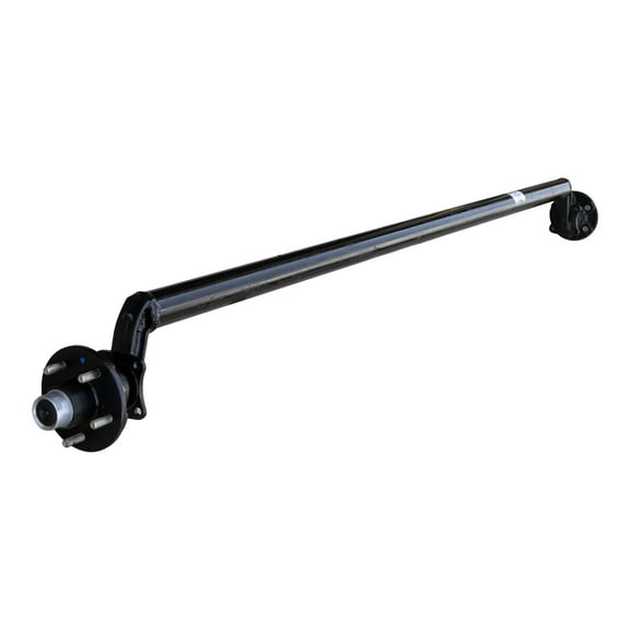 3.5k TK Trailer Axle - 3500 lb Idler - (4" Drop), 73/00 (Loose Spring Seats) / 5x4.5 Bolt Pattern