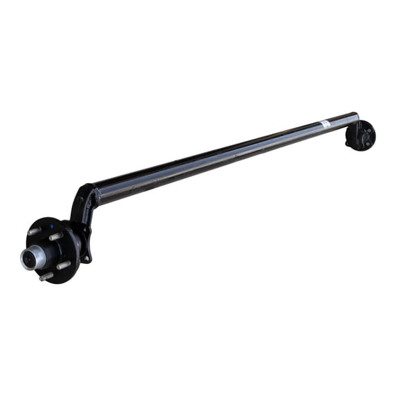 3.5k TK Trailer Axle - 3500 lb Idler - (4" Drop), 95/00 (Loose Spring Seats) / 5x4.5 Bolt Pattern