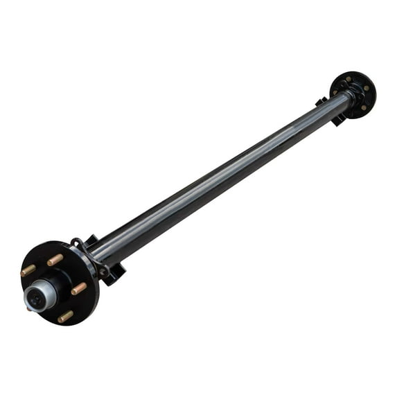 3.5k TK Trailer Axle - 3500 lb Idler 5 Lug - Dexter Compatible, 73" Hubface 58" Spring Center / 5x4.5 Bolt Pattern
