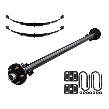 3.5k TK Trailer Axle Kit - 3500 lb Idler 5 Lug - Dexter Compatible, 85" Hubface 70" Spring Center / 5x4.5 Bolt Pattern