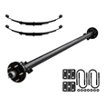 thumbnail image 1 of 3.5k TK Trailer Axle Kit - 3500 lb Idler 5 Lug - Dexter Compatible, 85" Hubface 70" Spring Center / 5x5 Bolt Pattern, 1 of 8