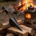 thumbnail image 1 of 3.5lb Wood Splitting Wedges Manual Log Splitter Wedge 4-direction Diamond Design Forged Steel Tool for Easy Wood Splitting Splits Firewood into 4 Pieces Less Effort, 1 of 7