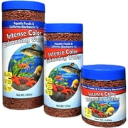 3.5mm - 1/8" Sinking Color Enhancing Wafers for Plecos, Catfish, Shrimp, Snails, Crabs, all Tropicals, Wafer & Pellet Mix Included 3.85oz Canister
