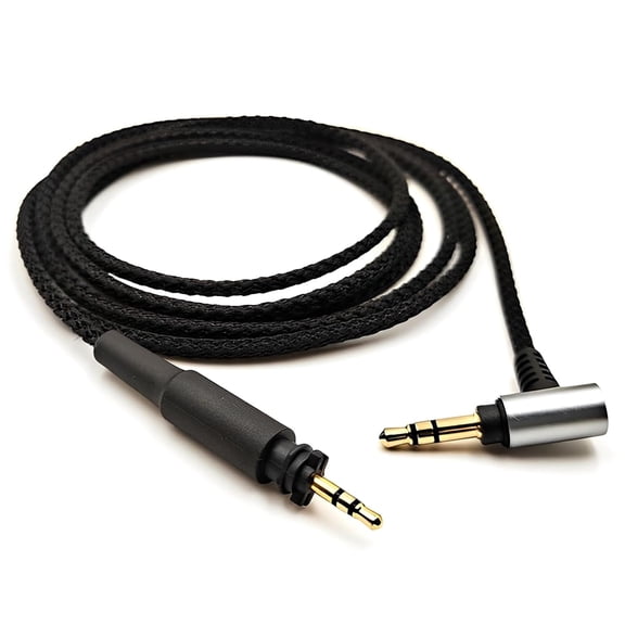 3.5mm to 2.5mm Nylon Audio Cable 4ft Compatible with SHURE SRH840A SRH440A SRH840 SRH940 SRH440 SRH750DJ SRH740 Philips SHP8900 SHP9000 SHP895 Headphones