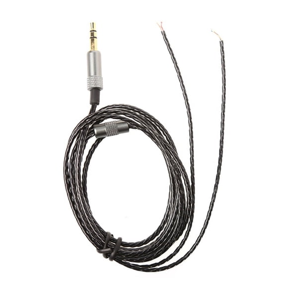 3.5mm 3pole Male Plug Audio Cable DIY Earphone Wire Without Microphone Wire Oxygen-free Copper Wire 32 Cores Audio Cable