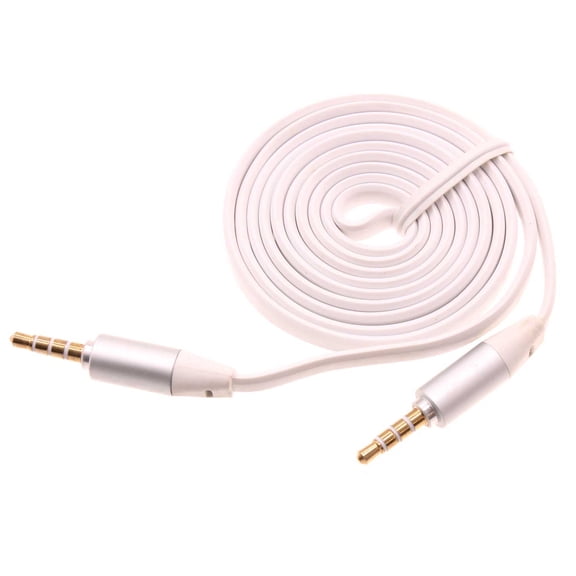 3.5mm 6ft Aux Cable Adapter Car Stereo Aux-in Audio Cord Speaker Jack Wire Z2M for Acer Liquid Jade Primo - Alcatel Onyx, Insight, Apprise, Jitterbug Smart, Avalon V, Go Flip V, My Flip 2 4G