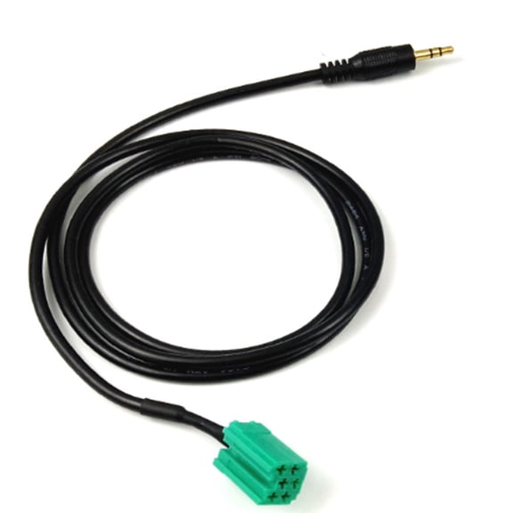 3.5mm AUX CD Stereo Audio Line Input Cable For Megane 2005-2011 Car Accessories