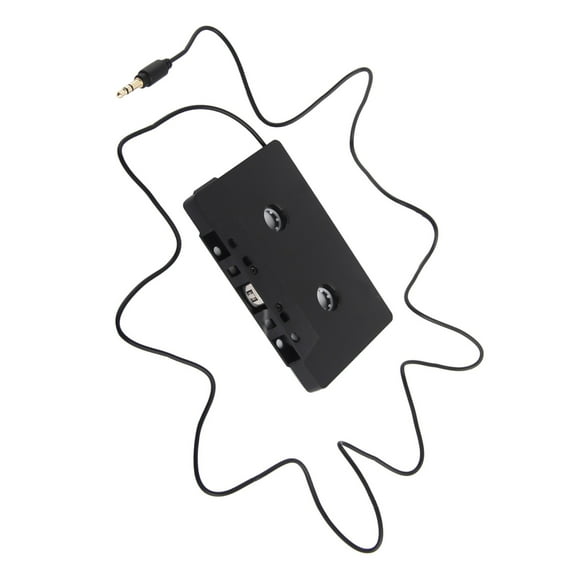 3.5mm AUX Cassette Adapter 1M Cable, Adjustable, for Car & Home Audio Systems