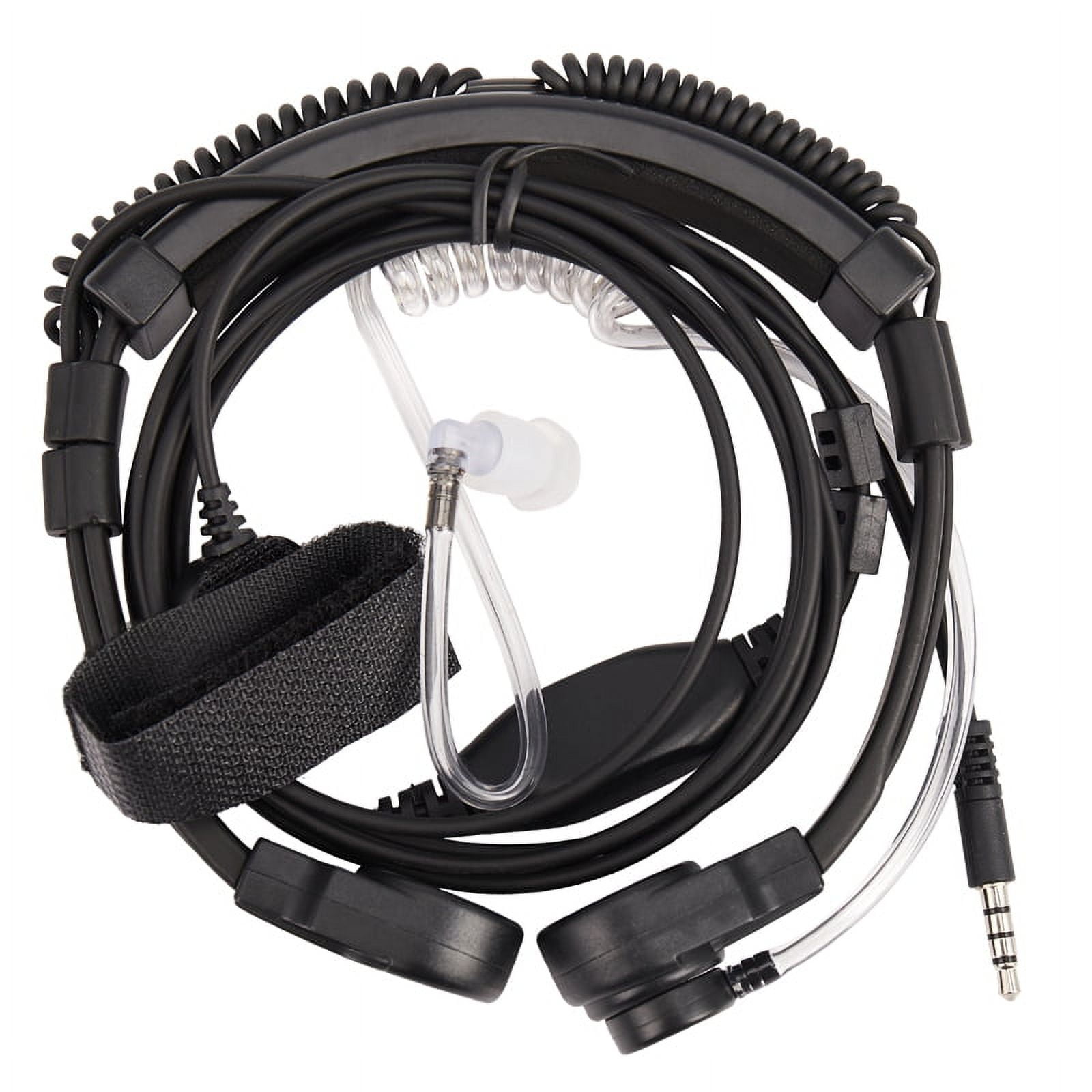 Adjustable Throat Mic Microphone Covert Acoustic Tube