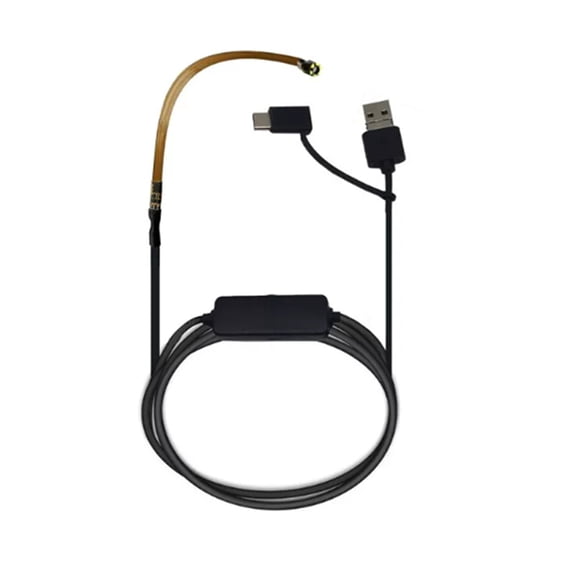 3.5mm Android Endoscope Camera 3 IN1 Micro USB Type C Borescope Mini Camera Waterproof LED Car Inspection for Phone PC