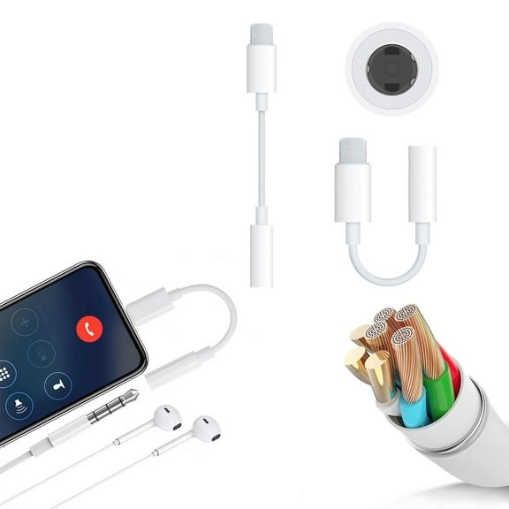 3.5mm Audio Adapter ABS for Headphone Jack Converter with Clear Sound