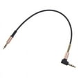 thumbnail image 1 of 3.5mm Audio Cable, 90 Degree Right Angle 3-Conductor Stereo Aux Cable Cord 3.5mm Male to Male TRS Cable Extension Line, 1 of 11