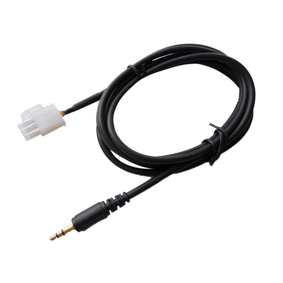 3.5mm Audio Cable Aux Cord Male Adapter 3 Pin Fit for GL1800 Motorcycle, 1.5 Meter 5 Feet