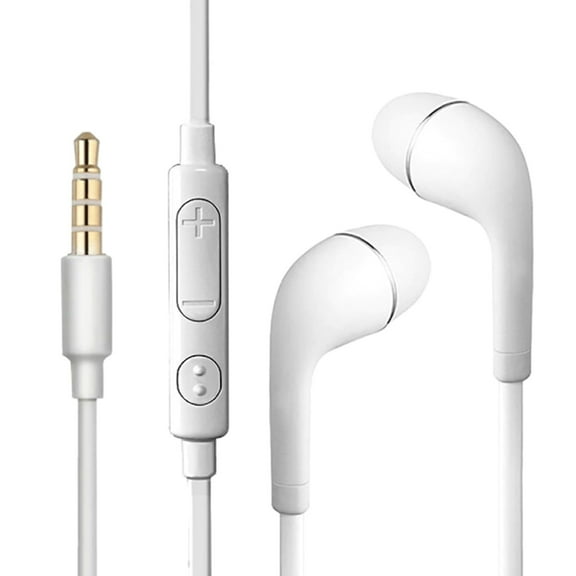 3.5mm Audio Jack Universal Solid Sound Wired Single Earphone with Volume Control Mic -Great for Drivers