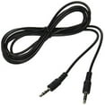 thumbnail image 1 of 3.5mm Audio Stereo Aux Cable 6 ft-Black (  AUX-6F-BK ), 1 of 1