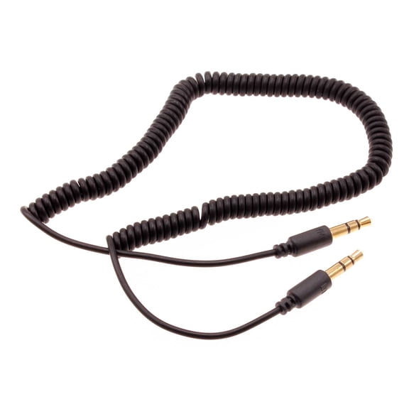 3.5mm Aux Cable Adapter Car Stereo Aux-in Audio Cord Speaker Jack Wire Coiled Y1W for Samsung Galaxy Core Prime Note 2 Mega 2 Express 3 Avant Amp 2 Alpha A5, Convoy 4 - Sonim XP3plus