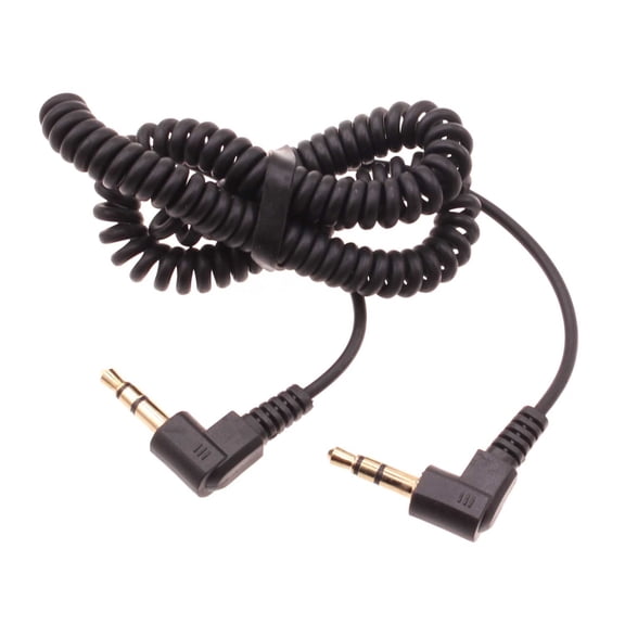 3.5mm Aux Cable Adapter Car Stereo Aux-in Audio Cord Speaker Jack Wire Coiled Z3M for Doro 824 SmartEasy, PhoneEasy 626 - Google Pixel XL - GreatCall Jitterbug Flip - HTC One M9, Desire 626s