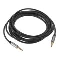 thumbnail image 1 of 3.5mm Aux Cable Male to Male Auxiliary Audio Cable HiFi Headphone Cord 10ft Nylon Braided for Phone Headphone Grey, 1 of 4