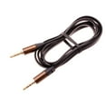 thumbnail image 1 of 3.5mm Aux Cable for Moto G Stylus (2022) Phone - Adapter Car Stereo Aux-in Audio Cord Speaker Jack Wire Flat Black Compatible With Motorola Moto G Stylus (2022), 1 of 2