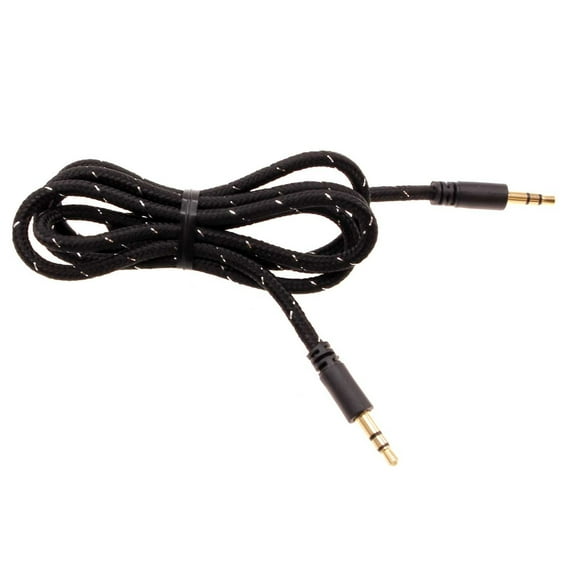 3.5mm Aux Cable for HMD Vibe - Adapter Car Stereo Aux-in Audio Cord Speaker Jack Wire Braided for HMD Vibe
