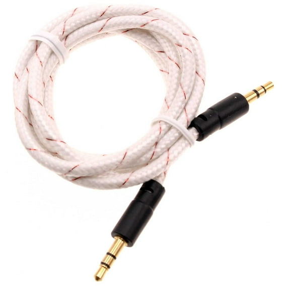 3.5mm Aux Cable for TCL 50 XE NXTPAPER 5G/Pro NxtPaper - Adapter Car Stereo Aux-in Audio Cord Speaker Jack Wire Braided