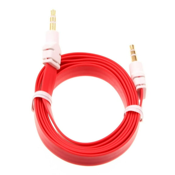 3.5mm Aux Cable for iPad 10.2 (2019 7th Gen) - Adapter Car Stereo Aux-in Audio Cord Speaker Jack Wire Flat