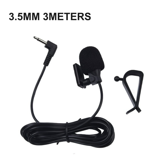 NEW 3.5mm External Microphone Stereo For Car Radio Cell Phone Laptop Parts AU
