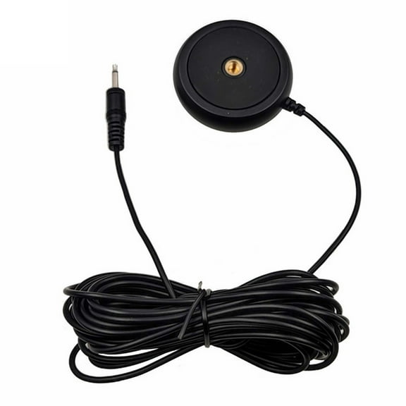 3.5mm Desktop Calibration Microphone 5M/16.4ft Omnidirectional Pickup Noise Filtering for Recording Streaming Black