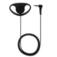 thumbnail image 1 of 3.5mm Elbow Plug Single Ear D-Shape Earhook Earpiece Headset For Two Way Radio, 1 of 8