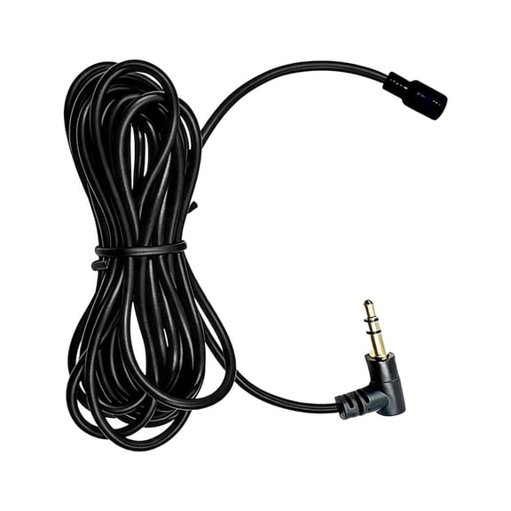 3.5mm External Car Microphone with 3 Meter Cable for Voice Pickup in Navigation Units and Calling Head Unit Use