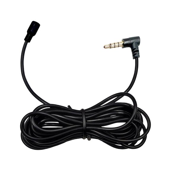 3.5mm External Car Microphone with 3 Meter Cable for Voice Pickup in Navigation Units and Calling Head Unit Use