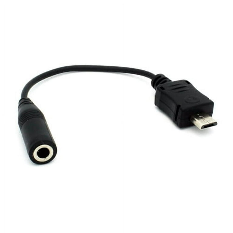 Female to Micro-USB Headset Adapter Earphone Jack Converter