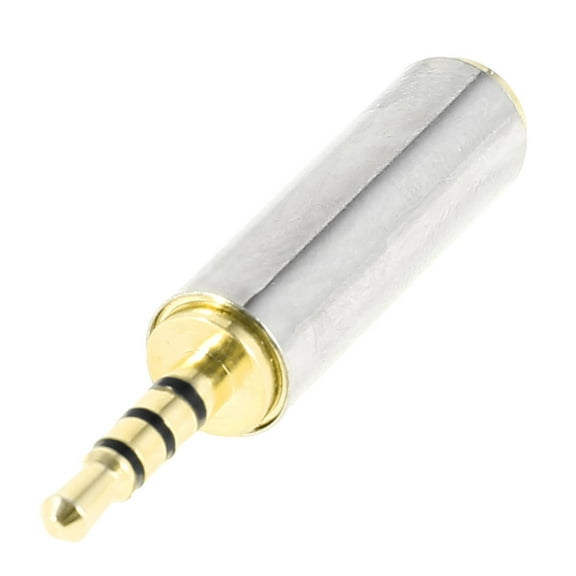 3.5mm Female to 2.5mm 4 Pole Male Microphone Jack Plug Adapter Connector