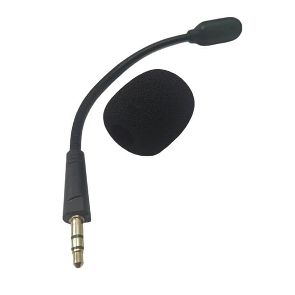 3.5mm Game Microphone Boom for BarracudaX Headsets Gamings Mics Replacements Professional Microphone Replacement