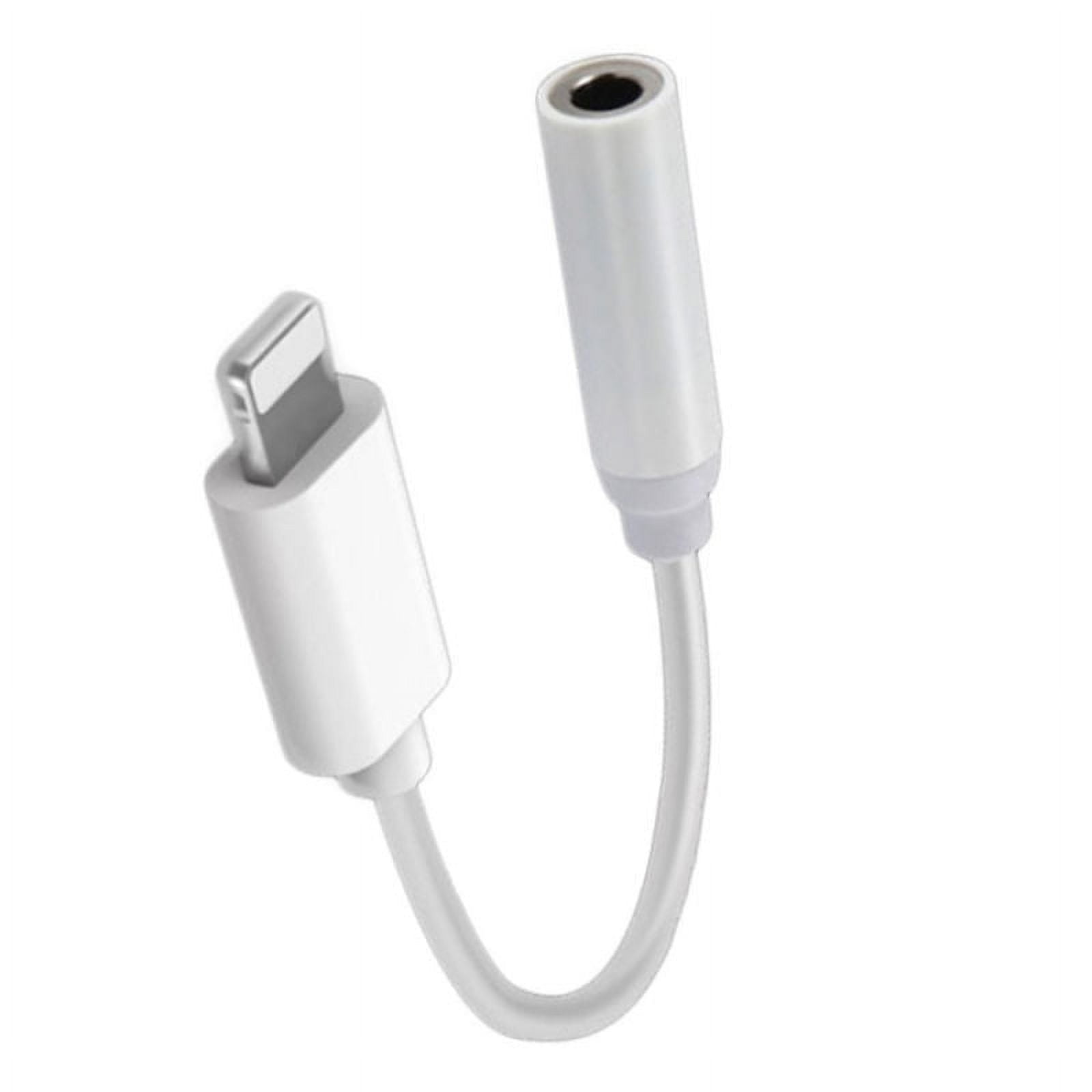 Adaptador De Auriculares Para iPhone , Cable Auxiliar Para 7/8/X/XS/11/12 A  Audio De Coche De 3,5 Mm Compatible Para/Estéreo Doméstico/Headphone