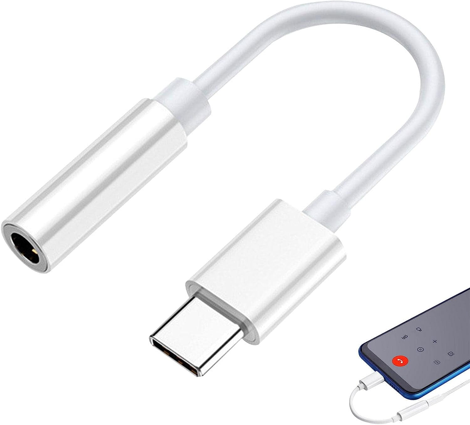 3.5mm Headphones Jack Adapter,USB C to 3.5mm Earphone Jack Digital Audio Adapter Converter USB