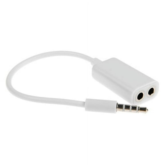 3.5mm Headphones Splitter for REVVL V Plus 5G Phone - Earphone Adapter Dual Headset Port Audio Jack Adaptor Compatible With T-Mobile REVVL V Plus 5G