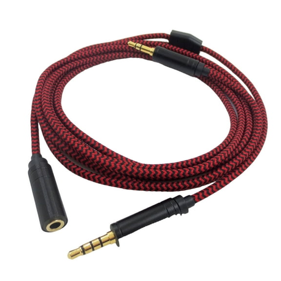 3.5mm Headsets Cable 3.5mm Male/Female Chat Link Cable For Gaming Consoles Seamlessly Party Chat Recording Wire